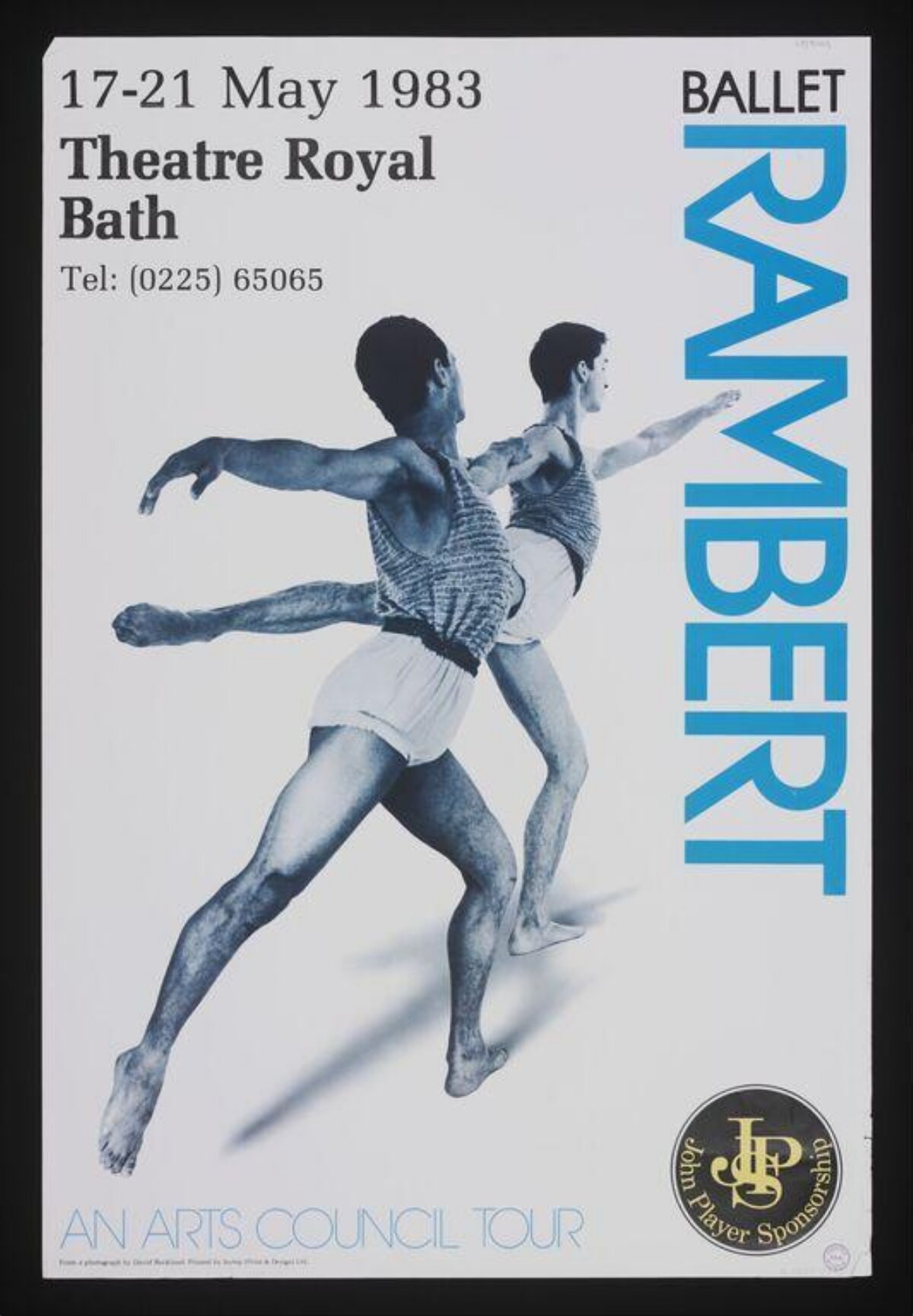 1983 Rambert Ballet Performance Poster