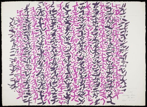 Purple Pink Abstract Pattern Design