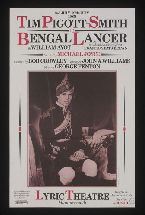 1985 Bengal Lancer Theatre Poster