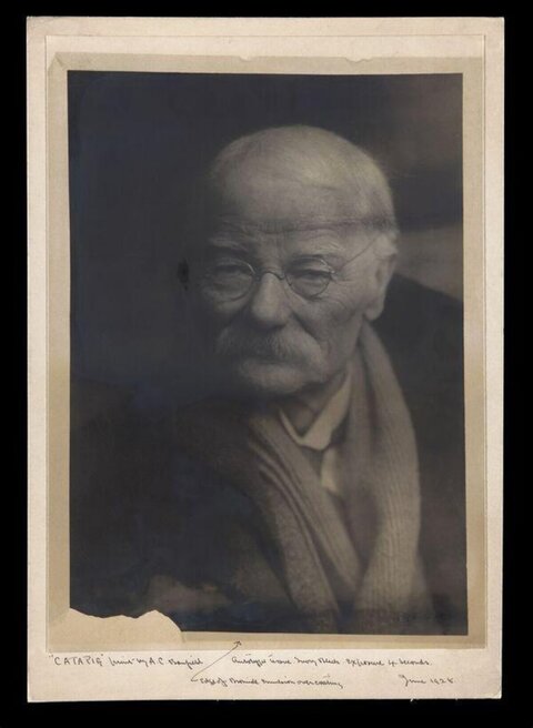 1925 Annotated Portrait of Elderly Man