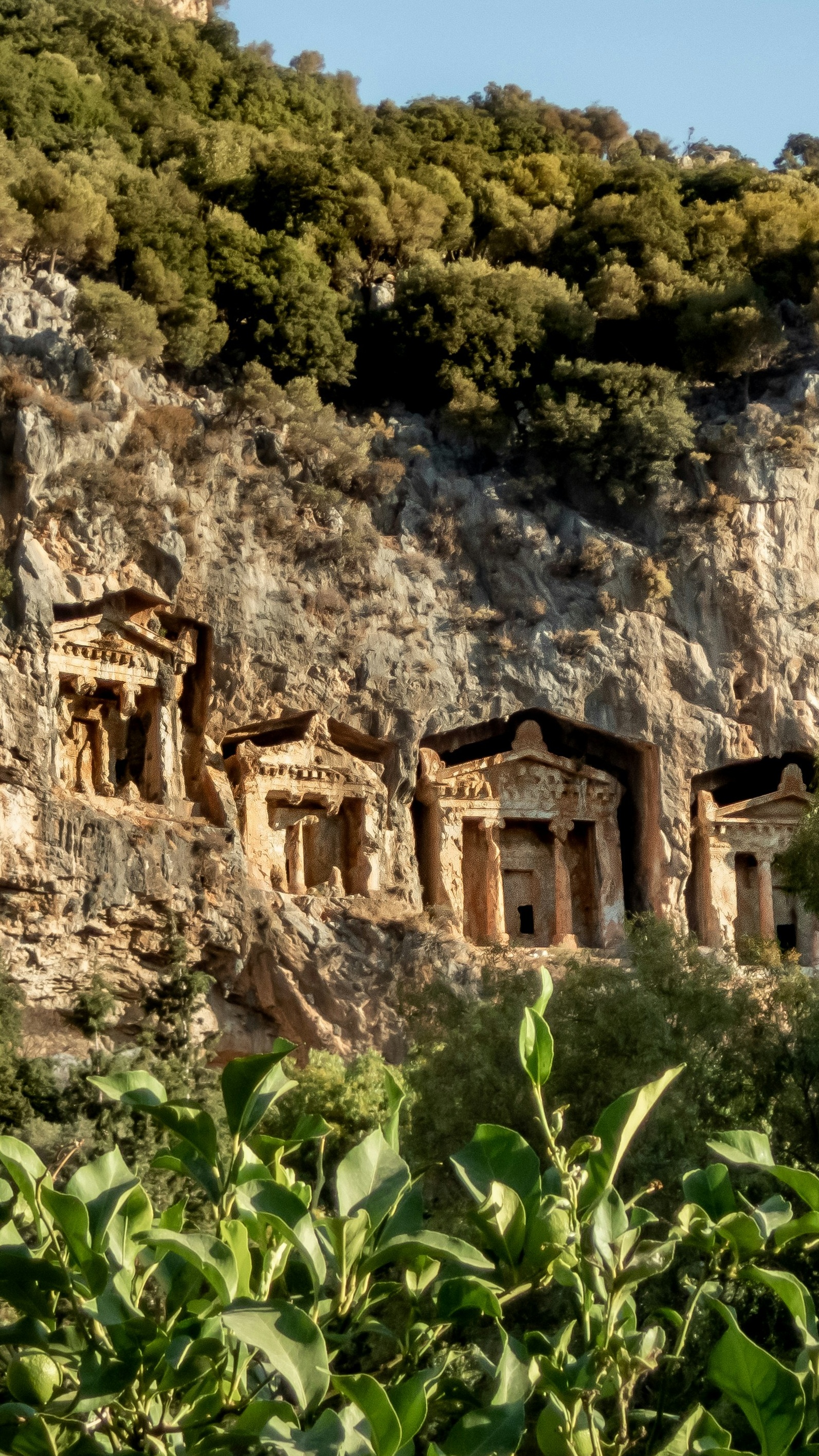 Ancient Cliffside Rock Tombs