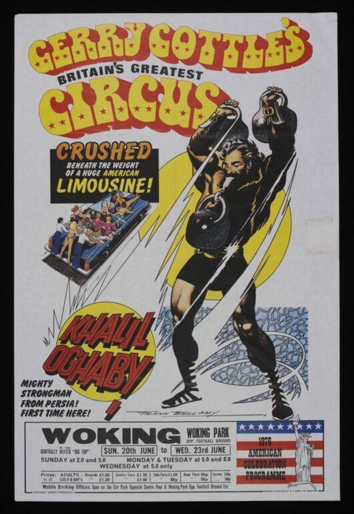 1976 Gerry Cottles Circus Poster