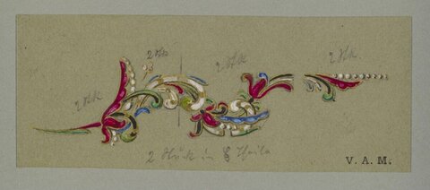 Ornate Jewelry Design Sketch