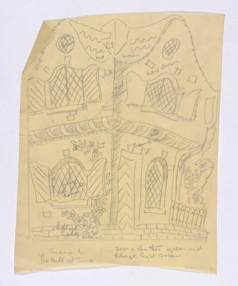 The Mill Stage Set Sketch