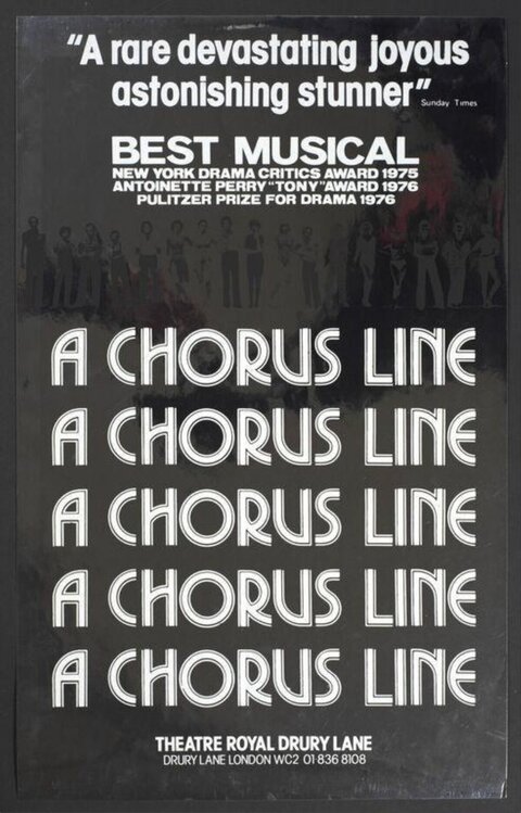 A Chorus Line Musical Poster