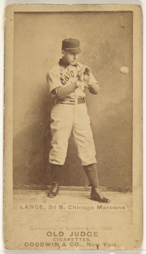 1888 Old Judge Baseball Cigarette Card