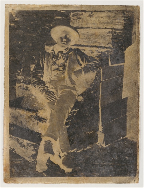 Vintage Portrait of Seated Man