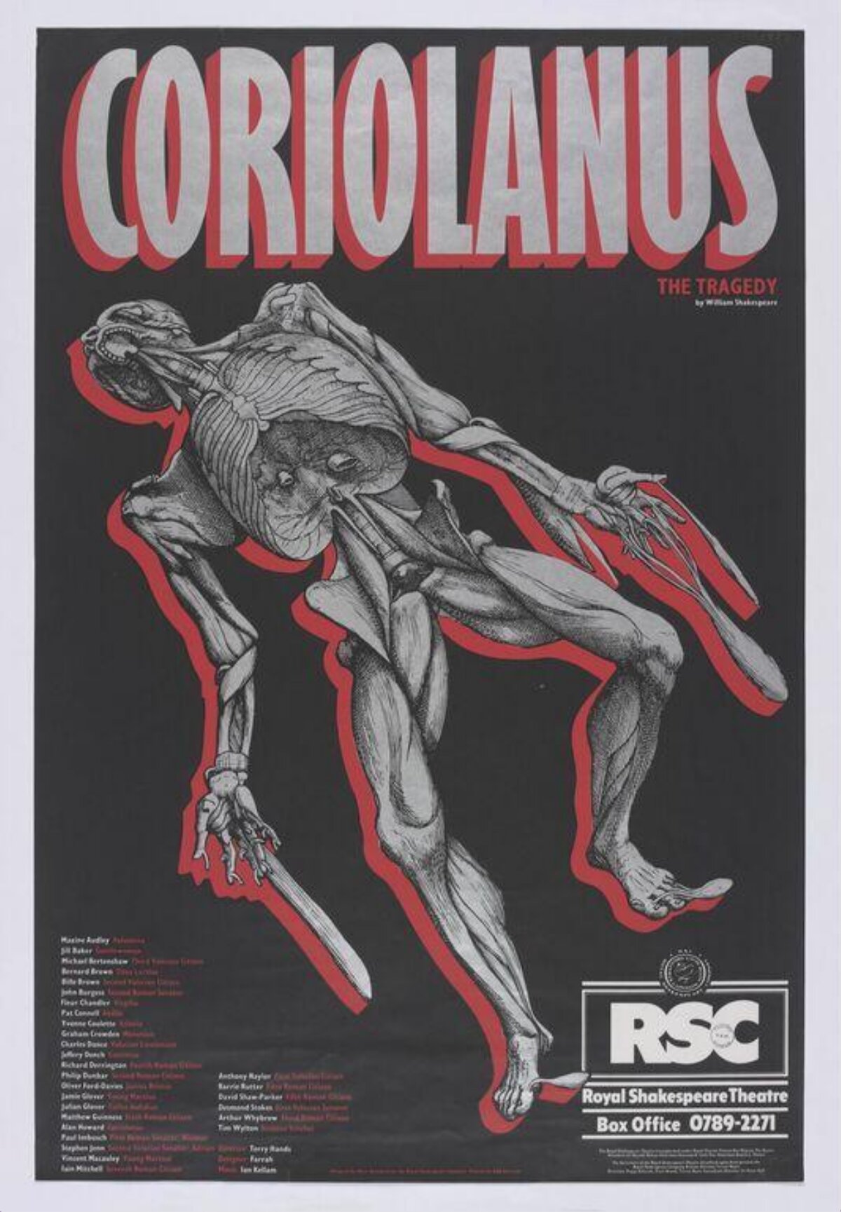 Coriolanus RSC Theatre Poster
