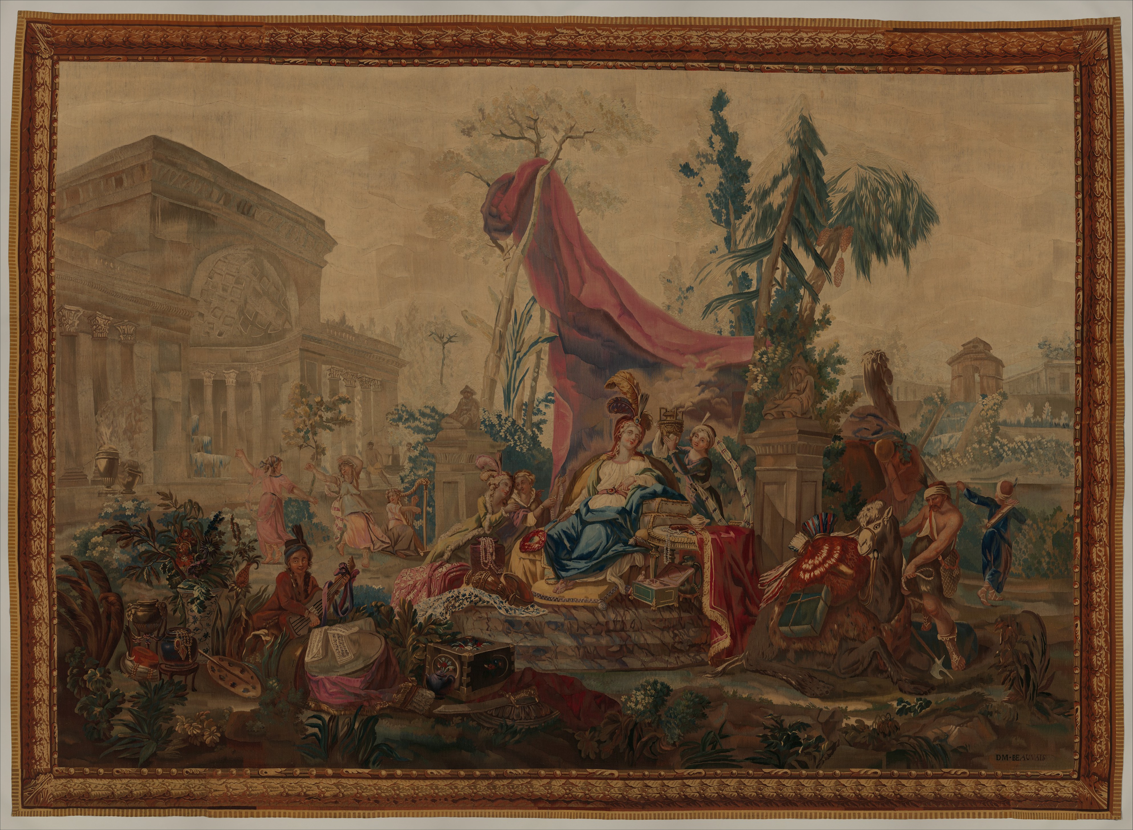 Cleopatra Feast Tapestry