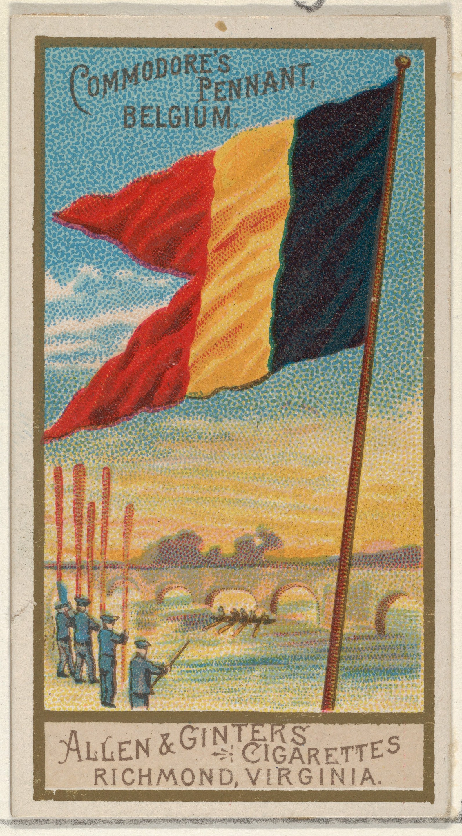 Belgium Commodore Pennant Cigarette Card