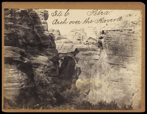 Arch Over Ravine at Petra