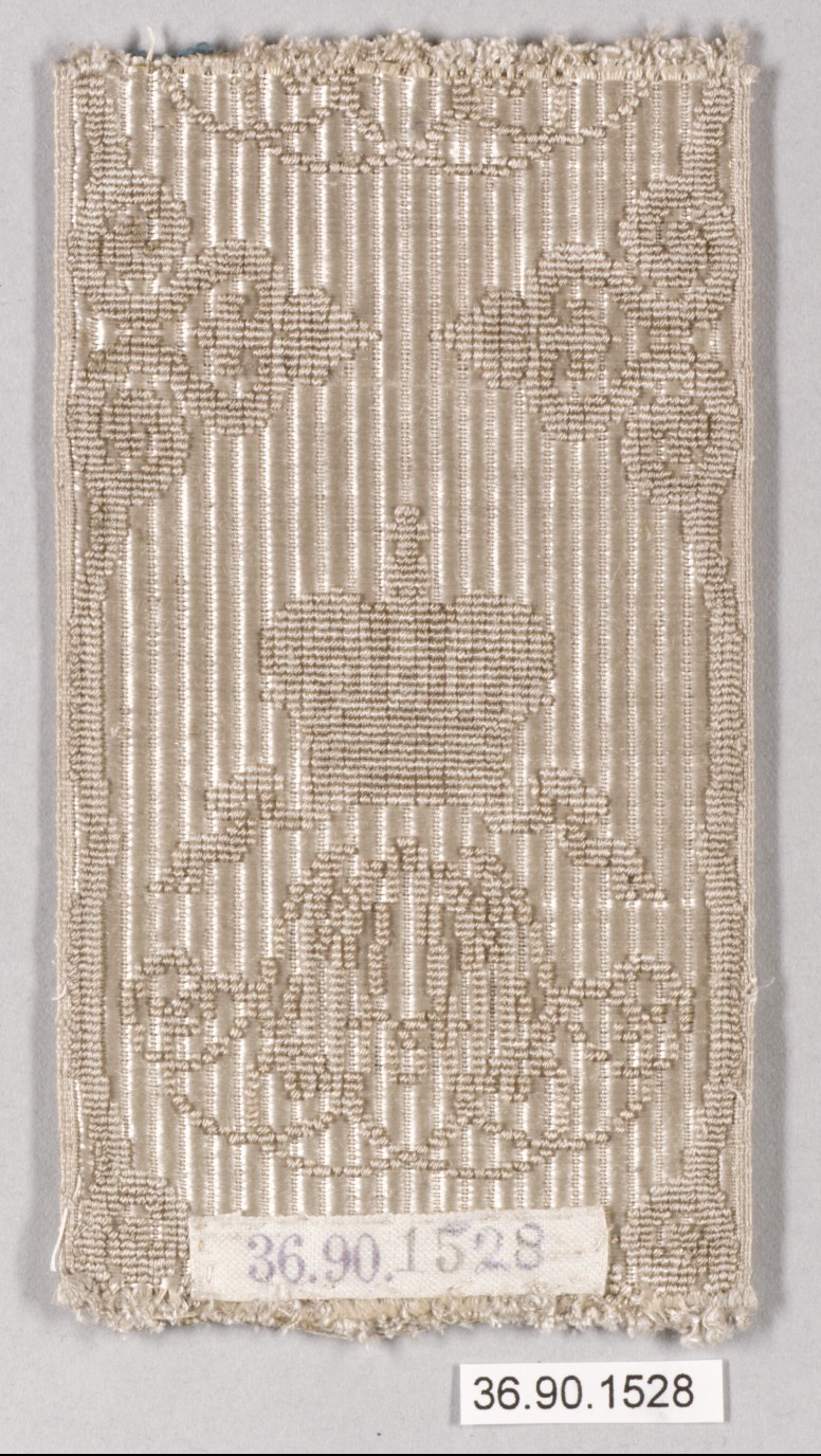 Crowned Monogram Woven Textile Sample