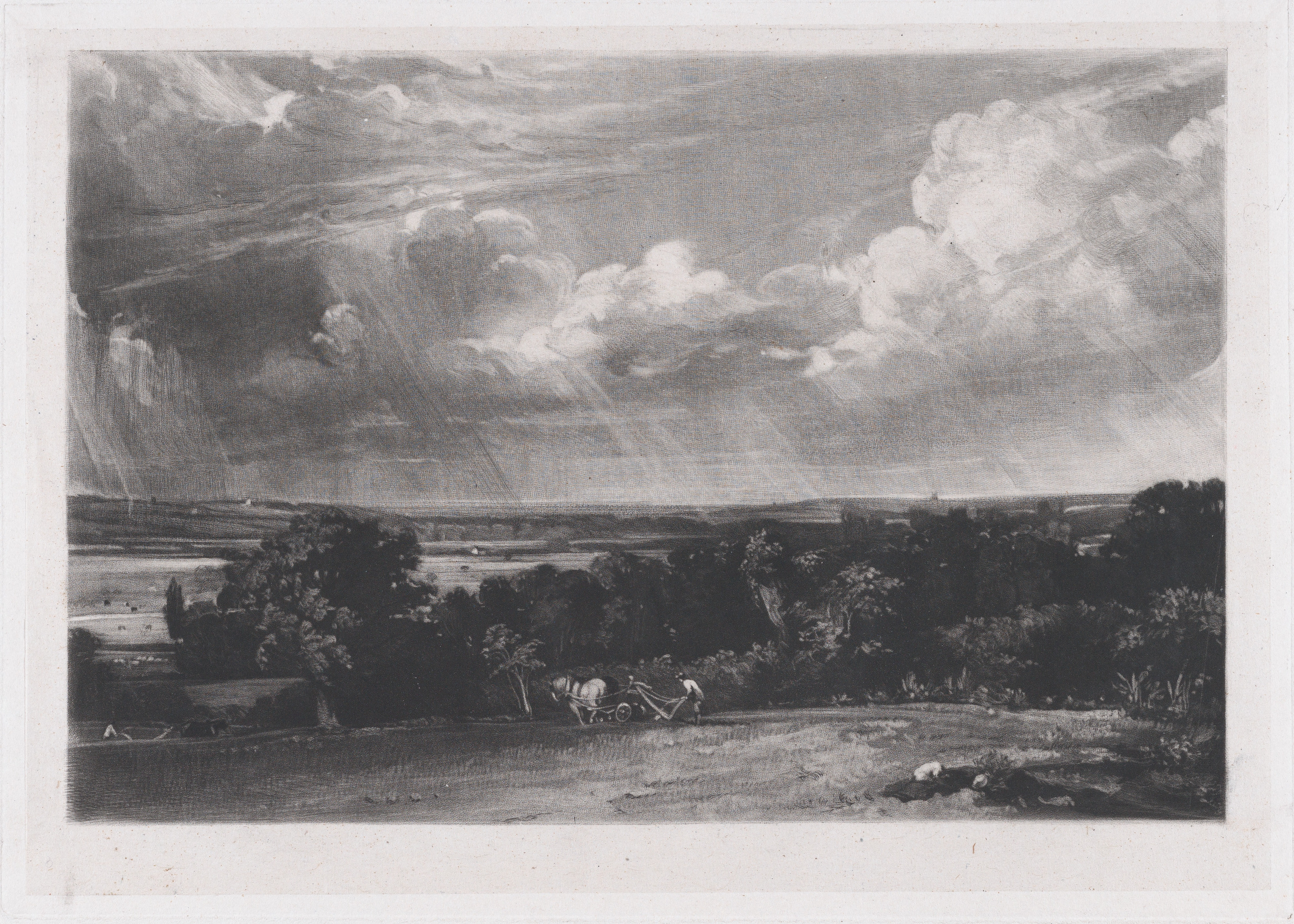 Rural Landscape with Horse Cart