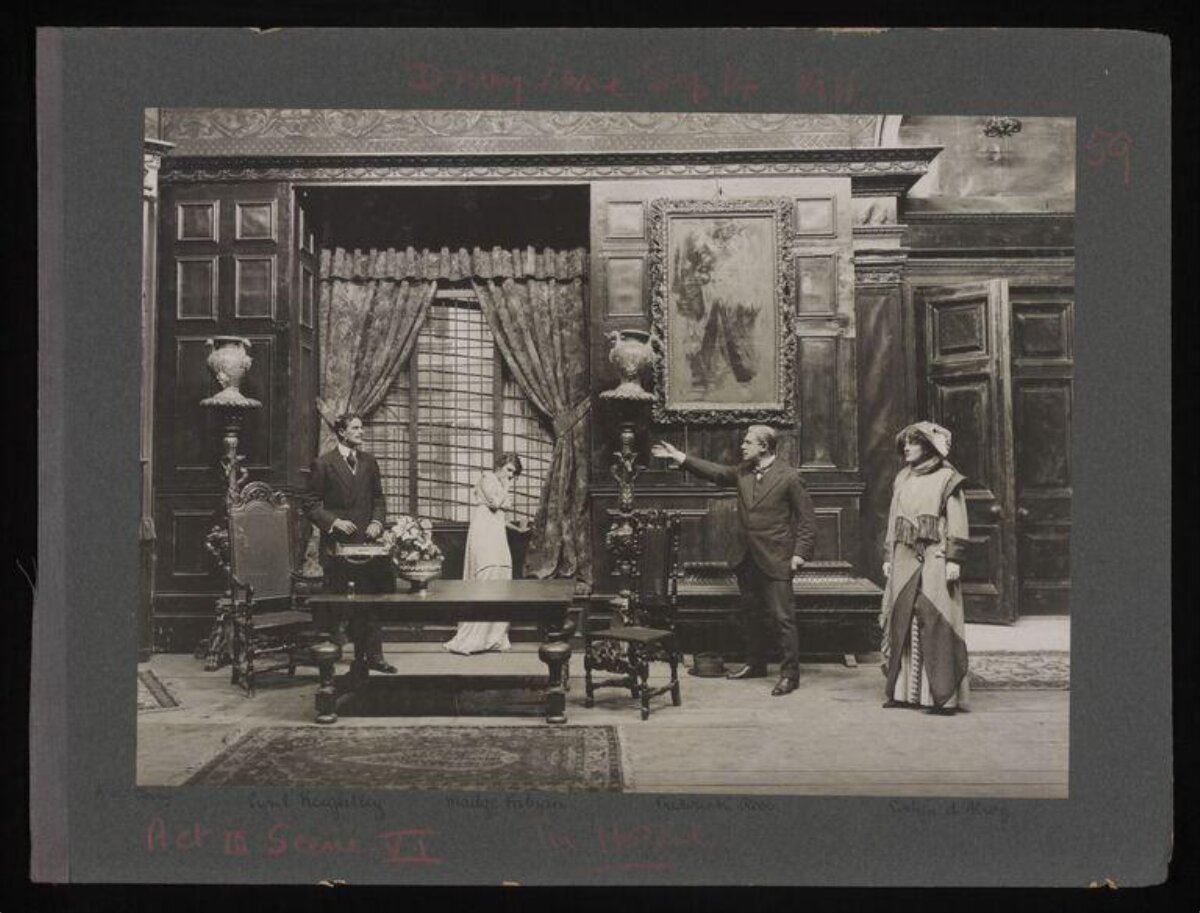 Early 20th Century Theater Stage Photo