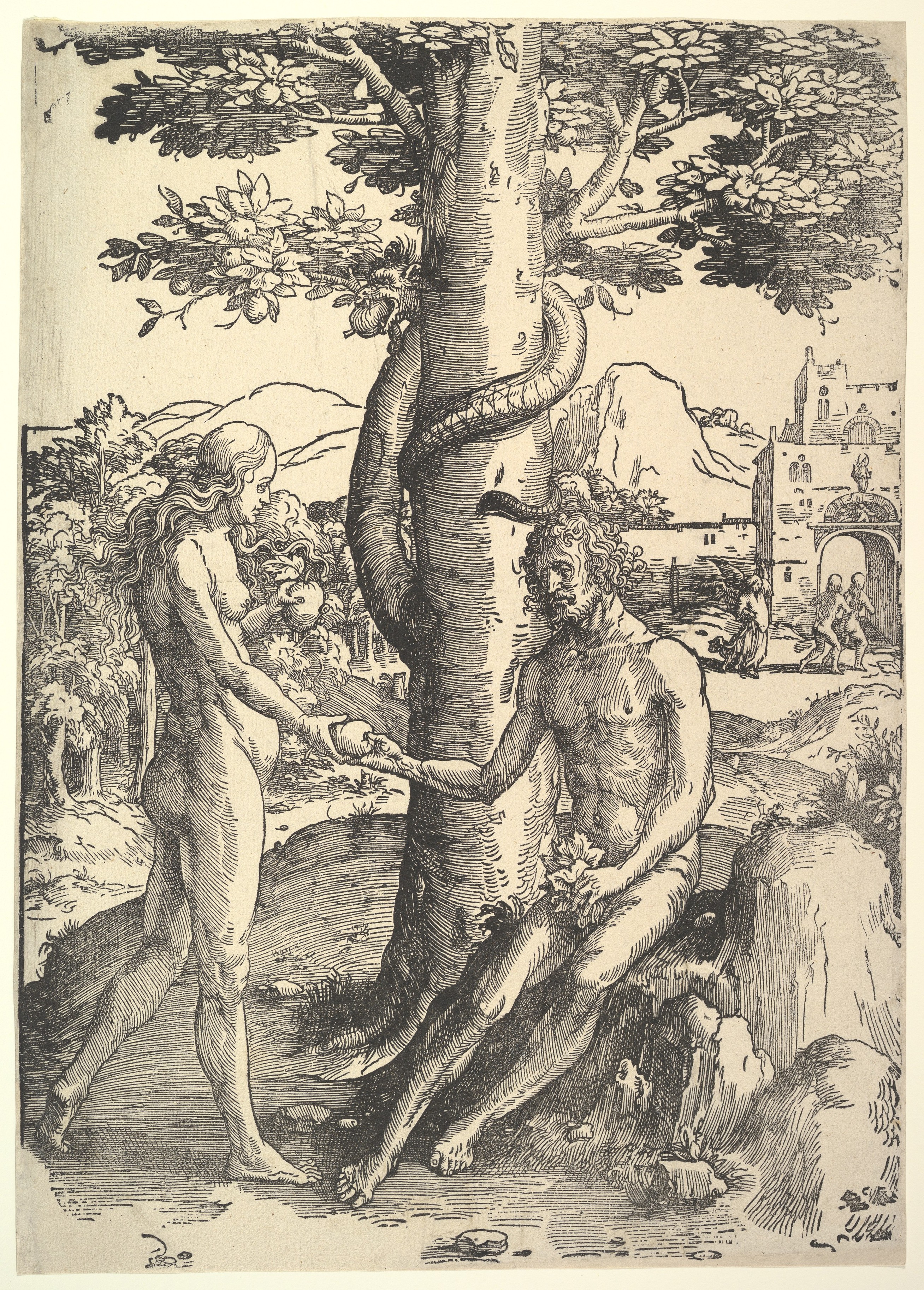 Adam and Eve at the Tree of Knowledge