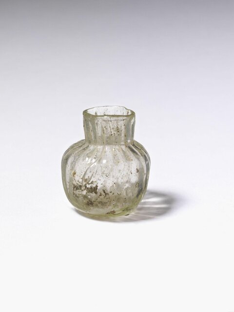 Ancient Translucent Glass Jar