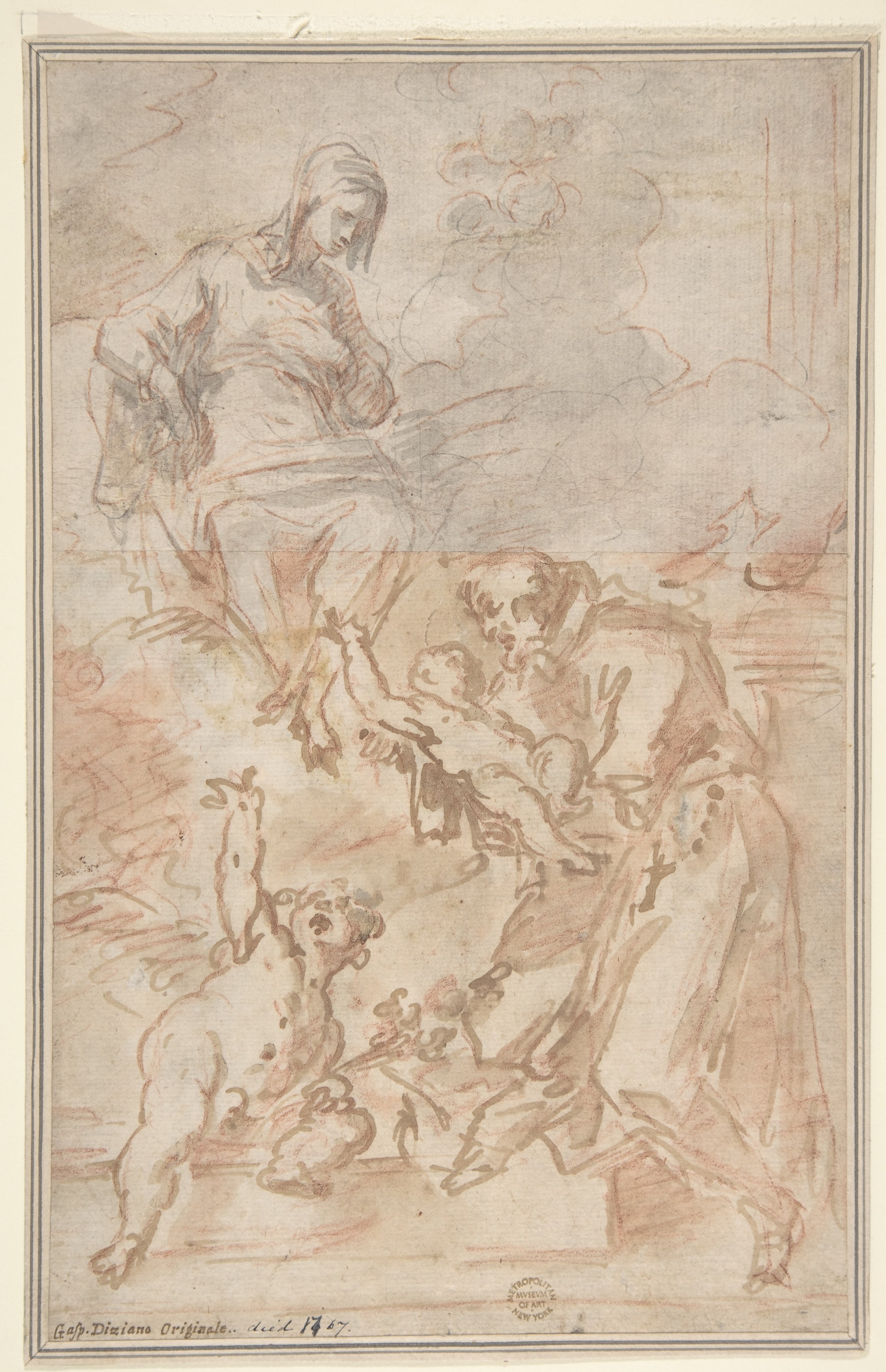 Holy Family Religious Sketch
