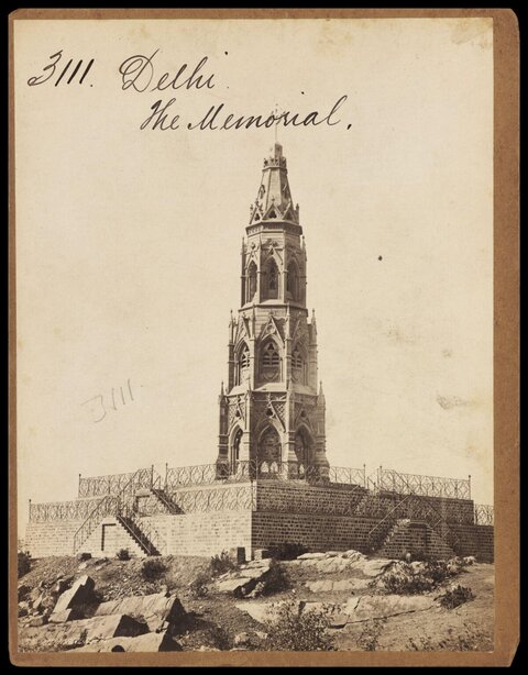Vintage Photo of Delhi Memorial