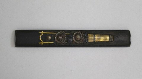 Antique Japanese Inlaid Sword Fitting