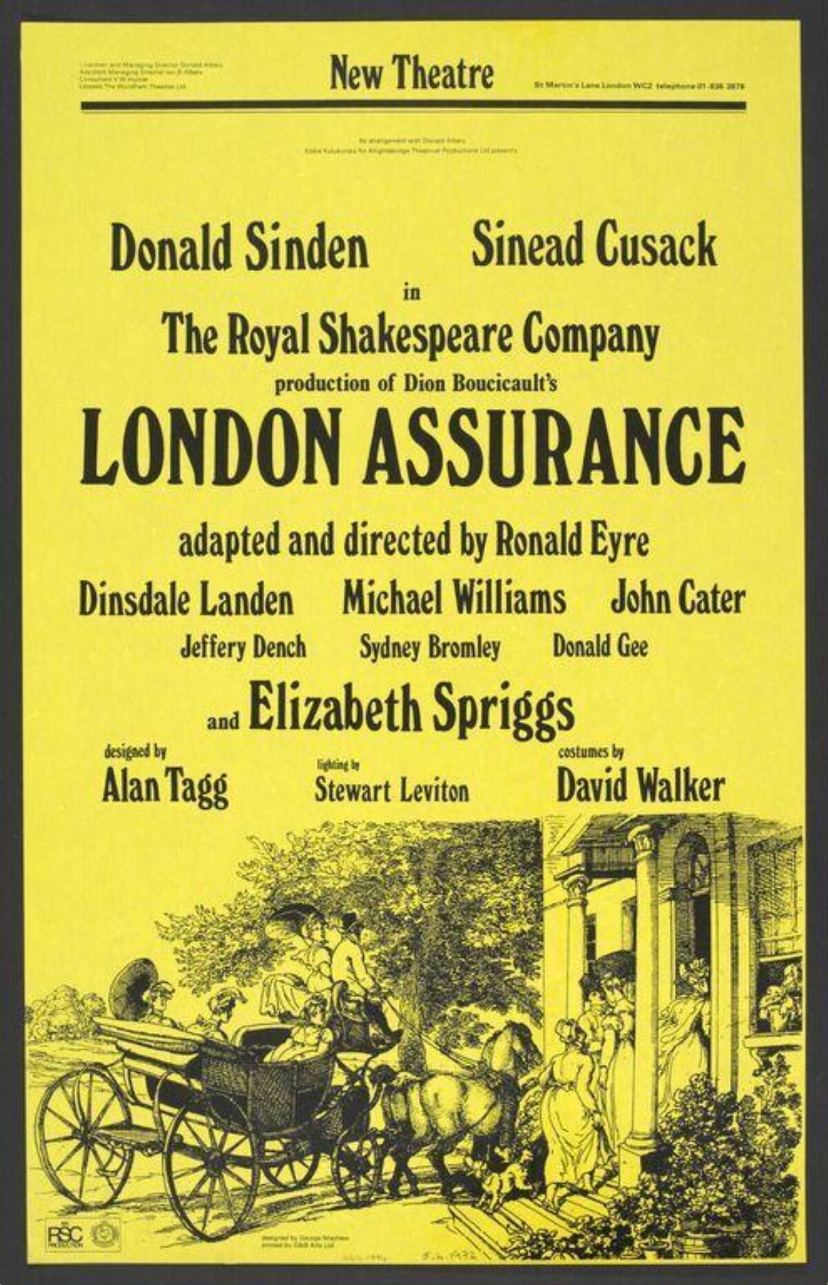 London Assurance Theatre Play Poster