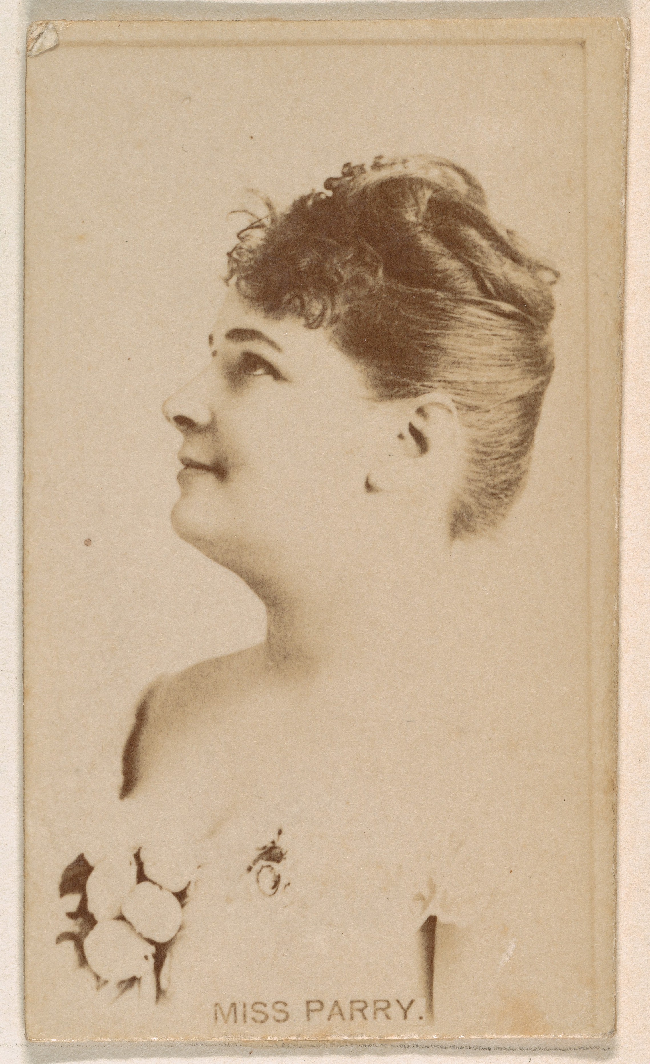 Vintage Portrait of Miss Parry