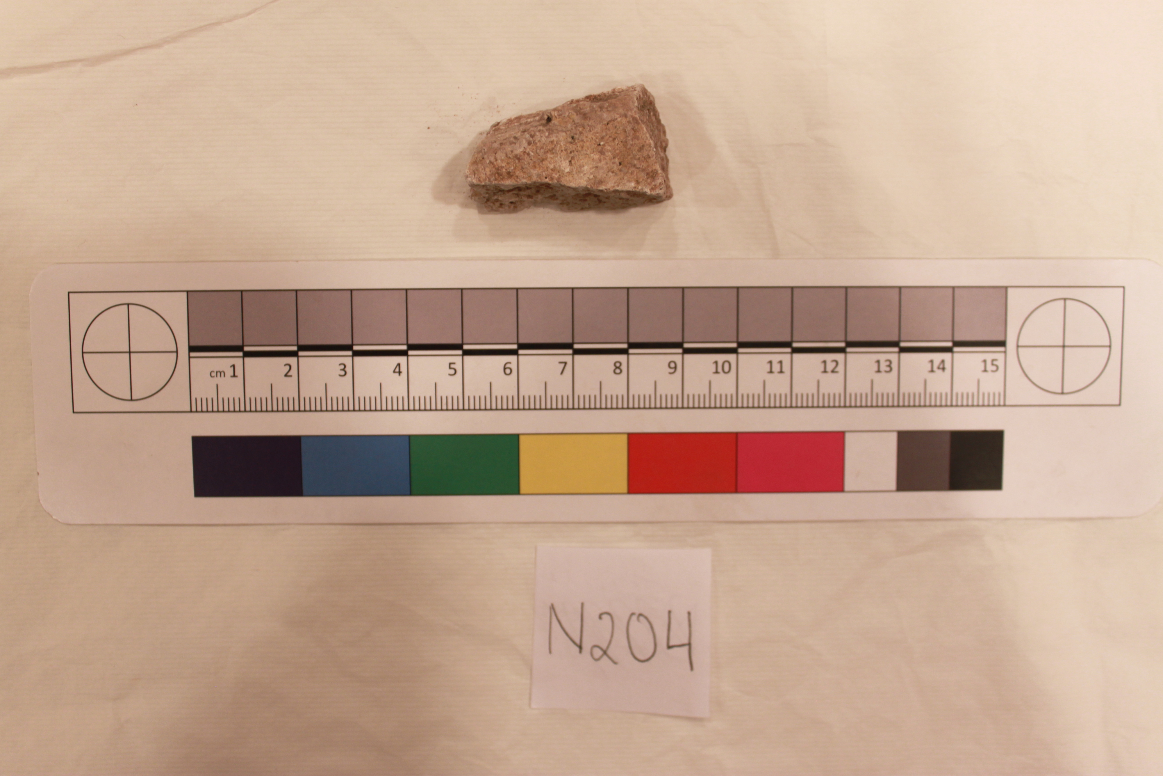 Archaeological Stone Fragment Sample N204