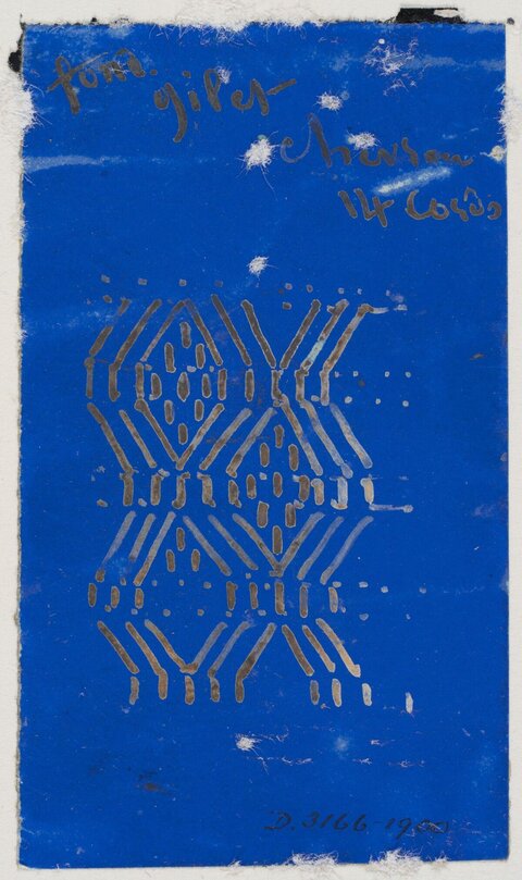 Antique Textile Pattern Design Sketch