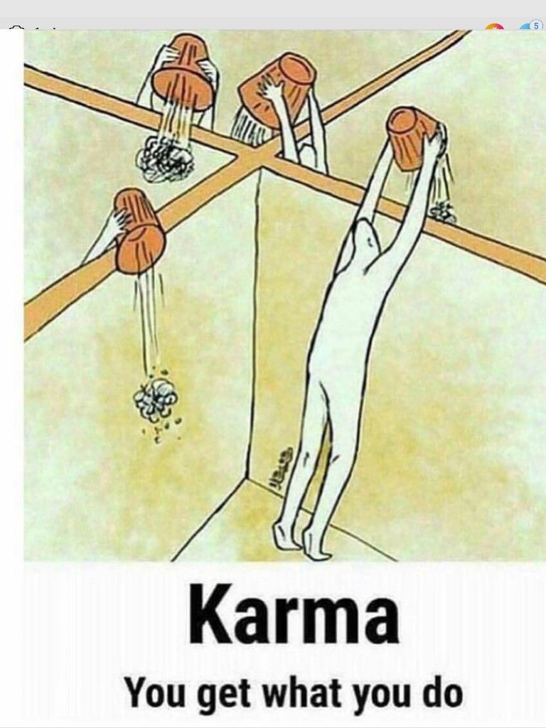 Karma Concept Illustration