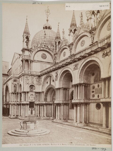 Venice St Mark's Basilica North Side