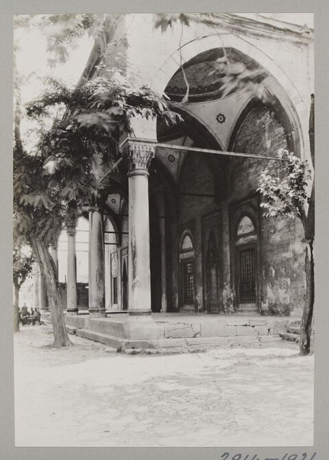 Old Mosque Courtyard Colonnade