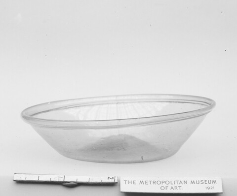 Ancient Clear Glass Bowl