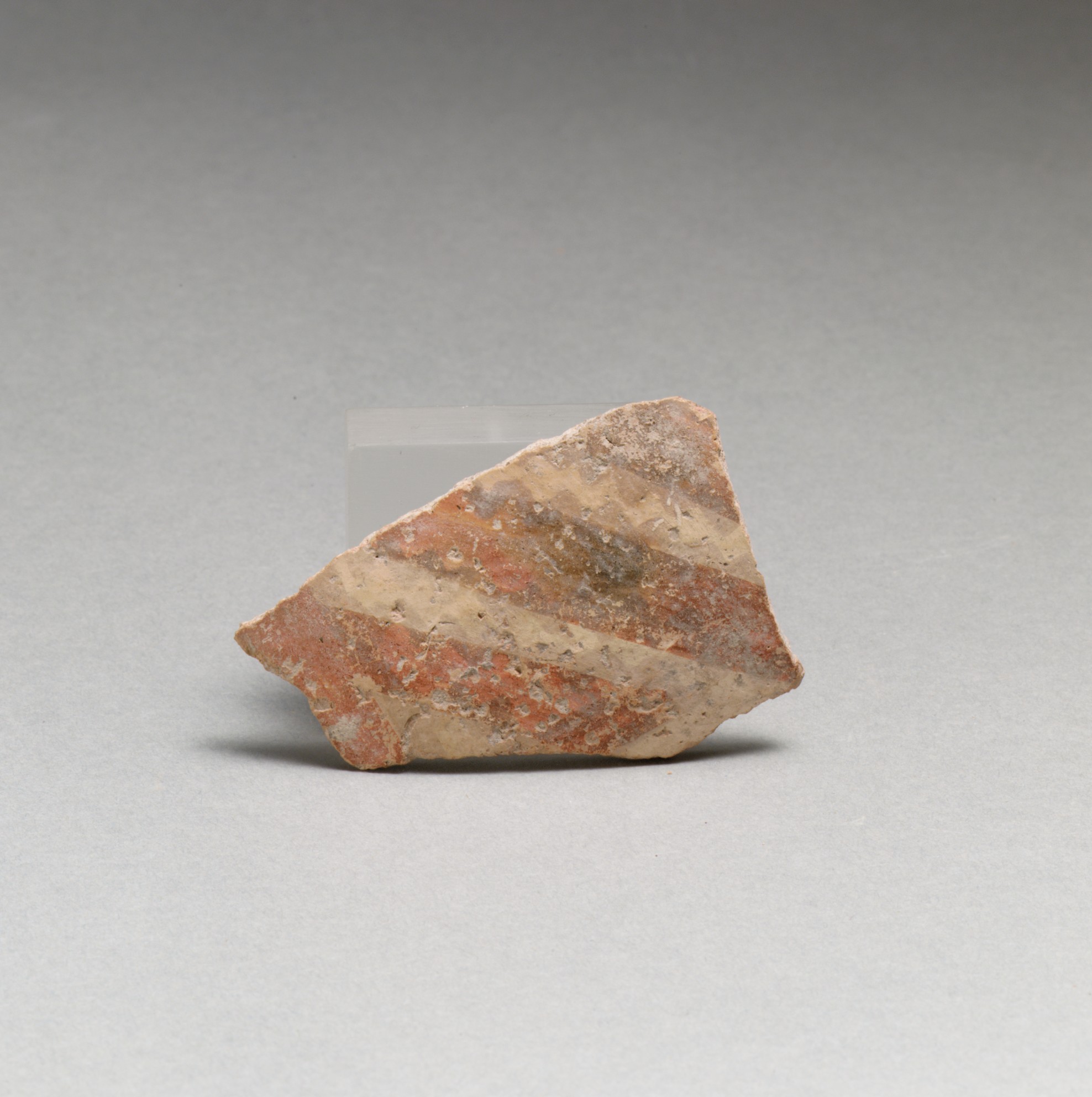Ancient Painted Pottery Fragment