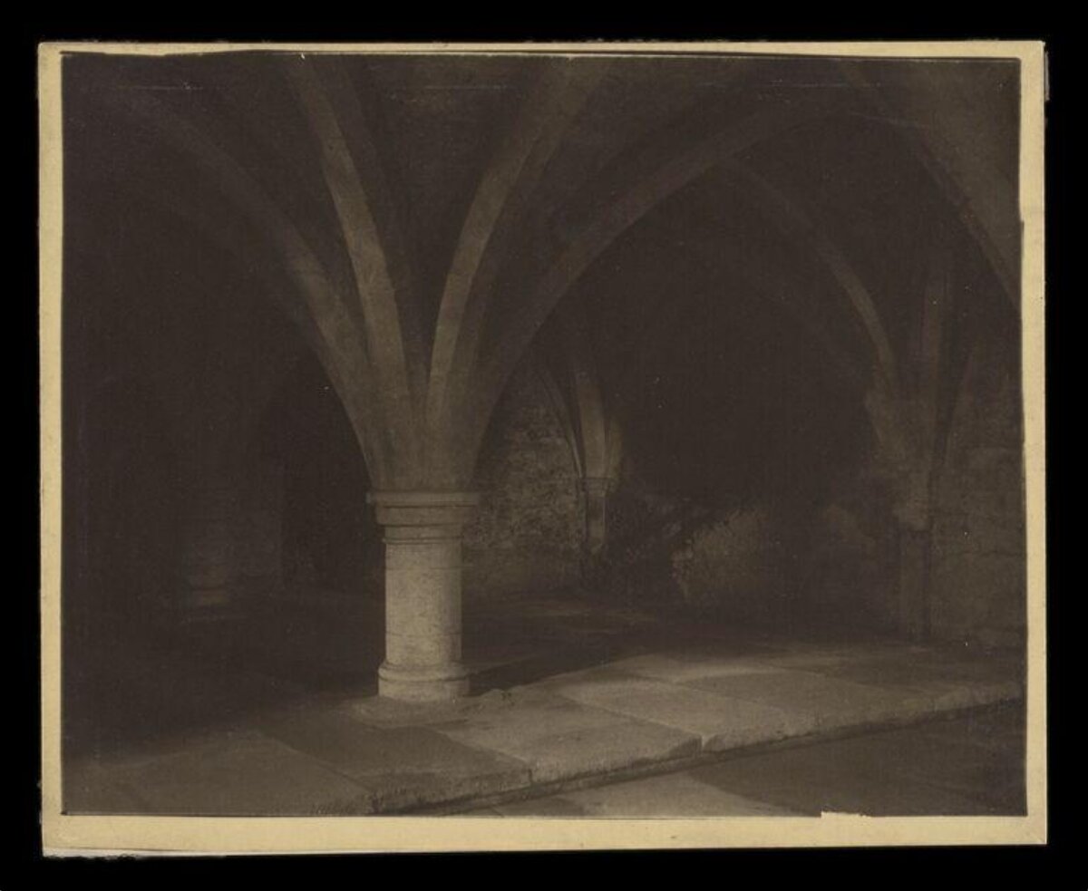 Vintage Stone Crypt Interior