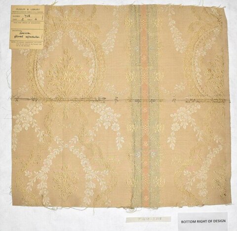 Vintage Embroidered Textile Sample