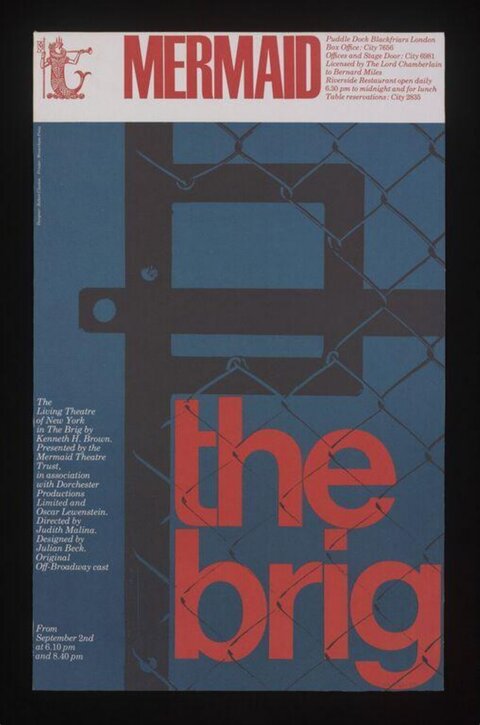 Mermaid Theatre The Brig Play Poster