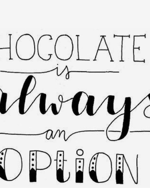 Chocolate Is Always an Option Quote