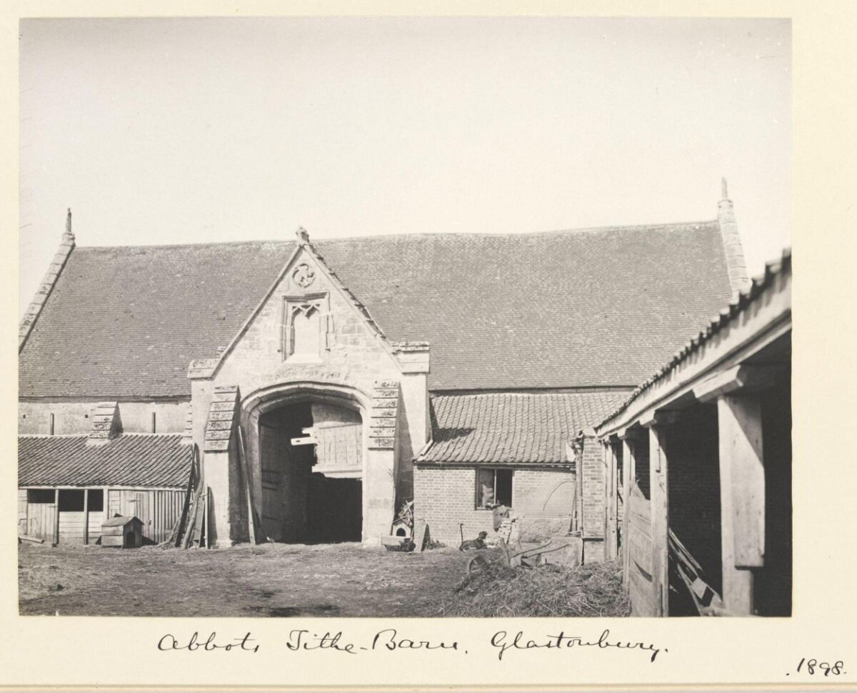 Abbot Tithe Barn Glastonbury 1898