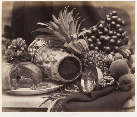 Still Life of Food and Fruit