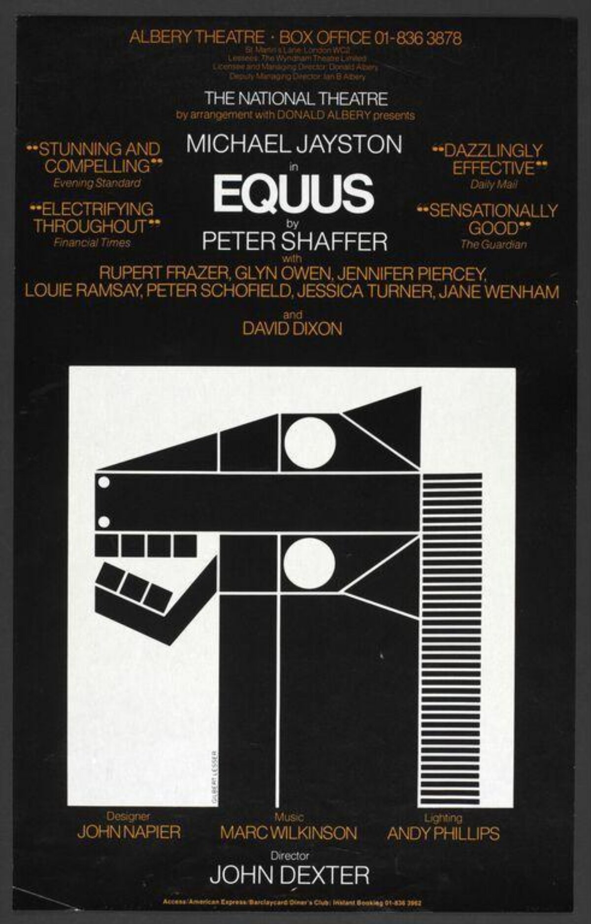 Equus Play Theatre Poster
