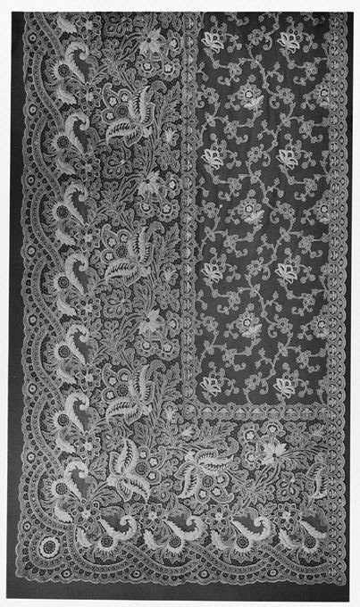 Vintage Embroidered Paisley Textile