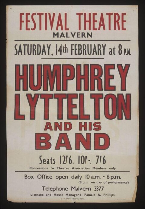 Humphrey Lyttelton Band Concert Poster