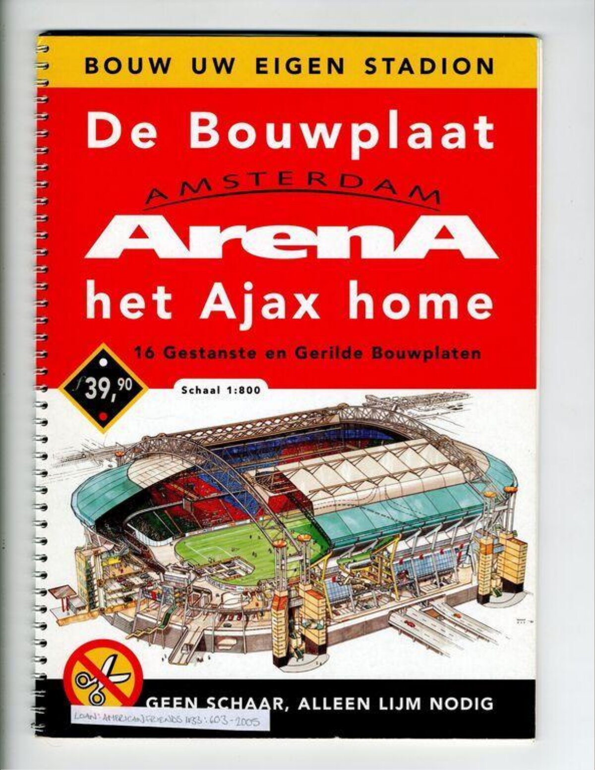 DIY Amsterdam Arena Model Book Cover