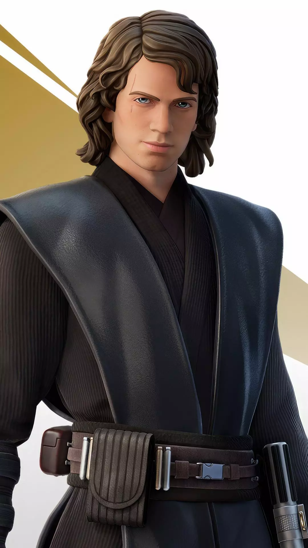 3D Anakin Skywalker Character Portrait