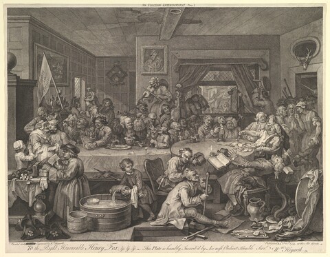 Hogarth's Election Entertainment