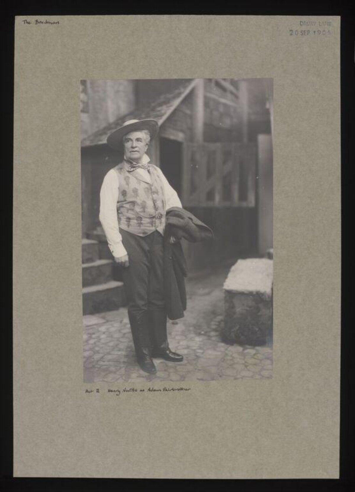 1904 Vintage Stage Actor Portrait