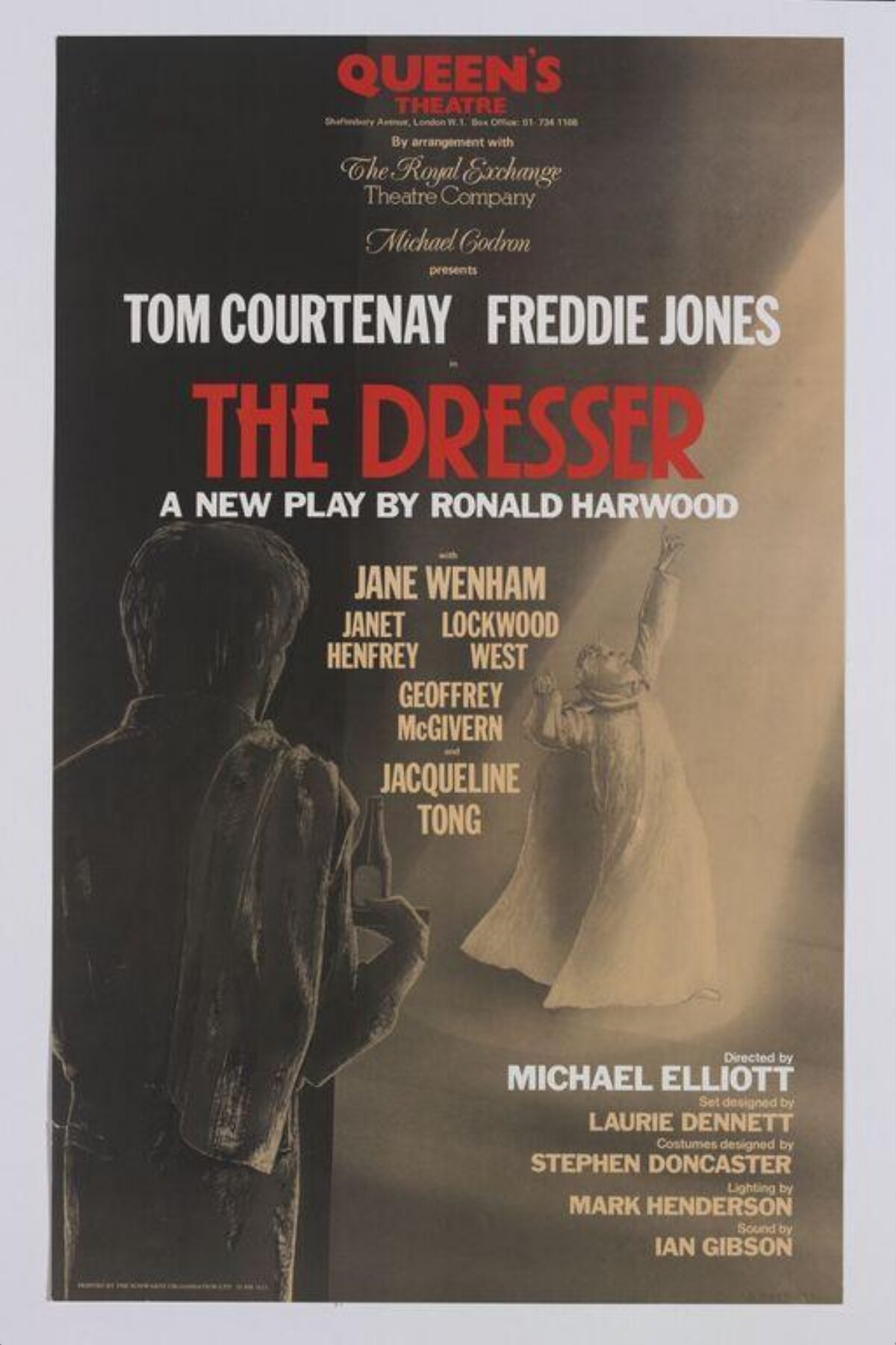 The Dresser Play Theatre Poster