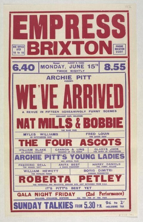 Empress Brixton Vintage Revue Poster