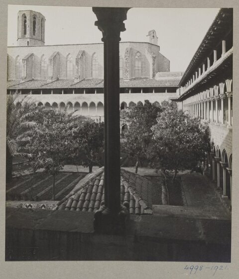 Monastery Cloister Courtyard View