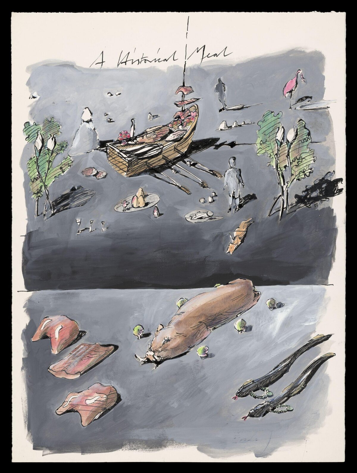 A Historical Meal Sketch