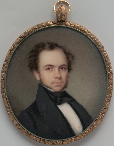 Miniature Portrait of 19th Century Gentleman